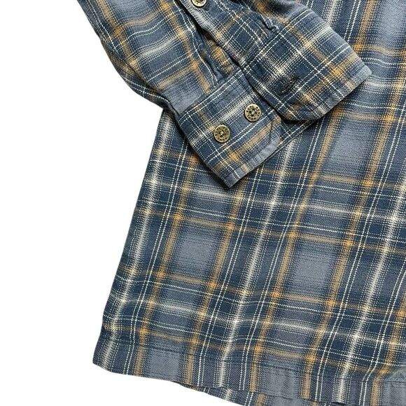 KUHL Dillingr Long Sleeve Flannel Blue Size Medium - Picture 5 of 8